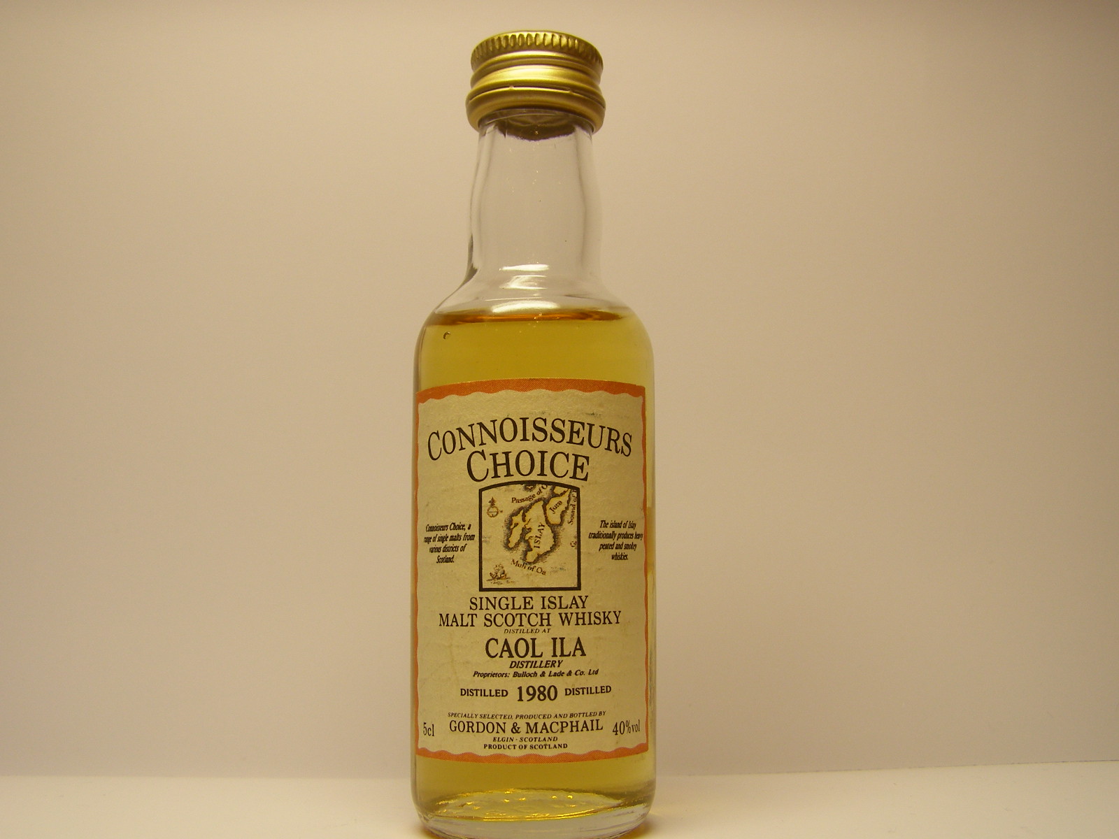 SIMSW 1980 "Connoisseurs Choice" 5cl 40%vol